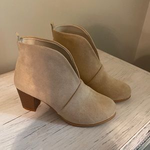 Tan booties